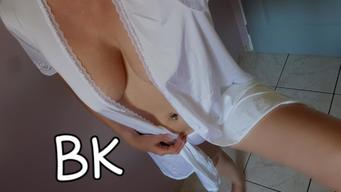 Peignoir Miamor, blanc