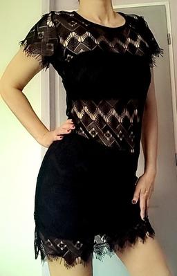 Robe noire 3 pièces 4987