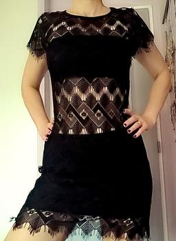 Robe noire 3 pièces 4987