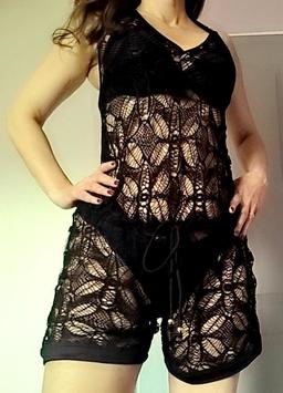 Combi-short noir 7852